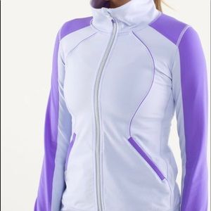 Lululemon Contempo Jacket Cool Breeze/Power Purple